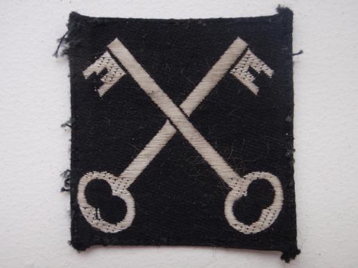 WW2 Silk 2nd Infantry Division Formation Sign