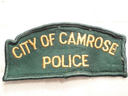 City of Camrose Police Shoulder Title