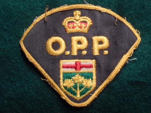 Canadian O.P.P Sleeve Patch