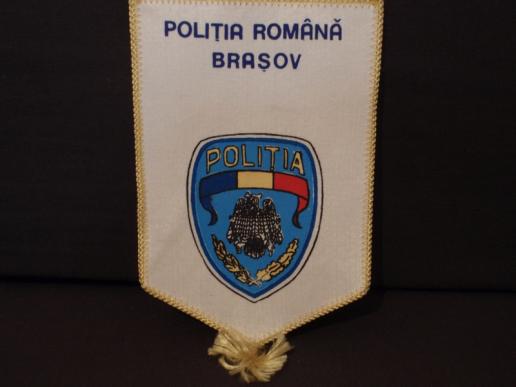 Romanian Police Brasov Office Wall Small Flag