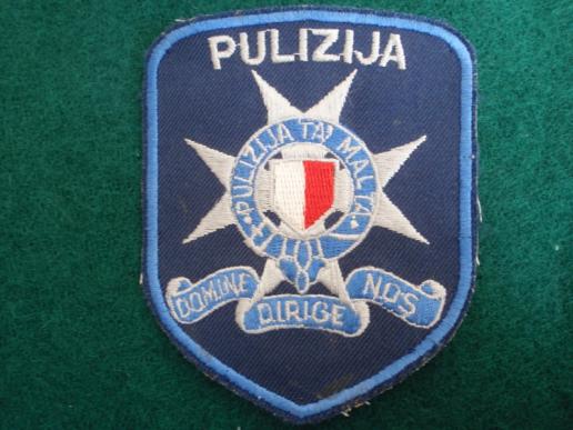 Maltese Police Sleeve Patch