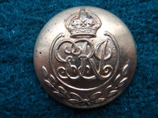 Gilt Officers G.R Indian Button 