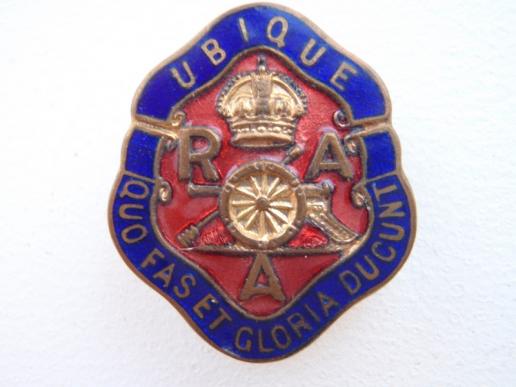 Royal Artillery Association Enamel Lapel Badge
