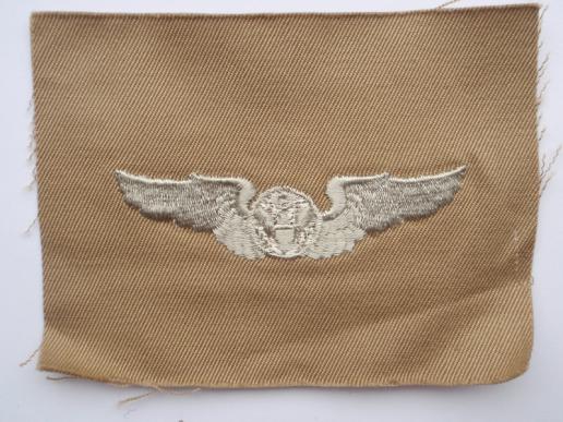 Full Size U.S.A.F Aircrew Tropical Cloth Wings Patch