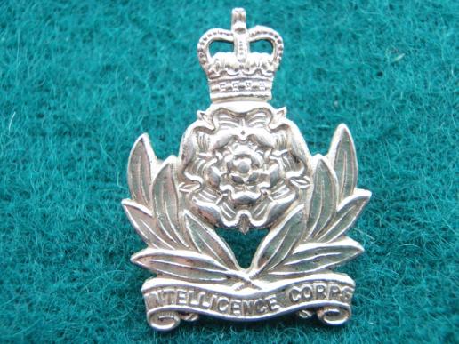 Officers Intelligence Corps Brushed Collar Badge