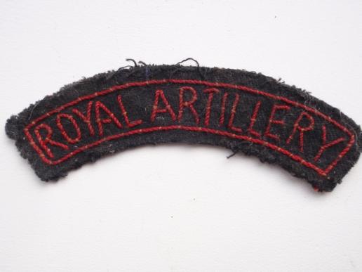 WW2 ROYAL ARTILLERY Shoulder Title