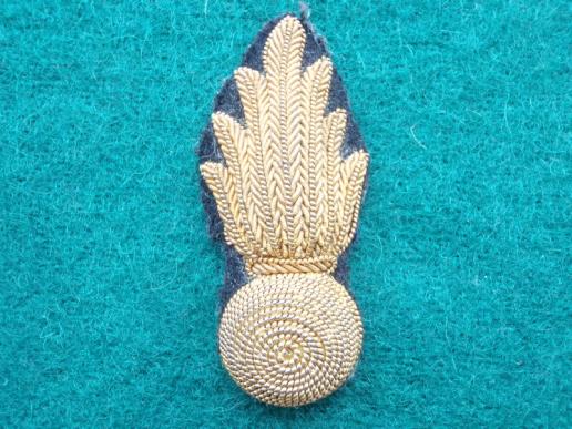R.A Officers No 1 Collar Badge