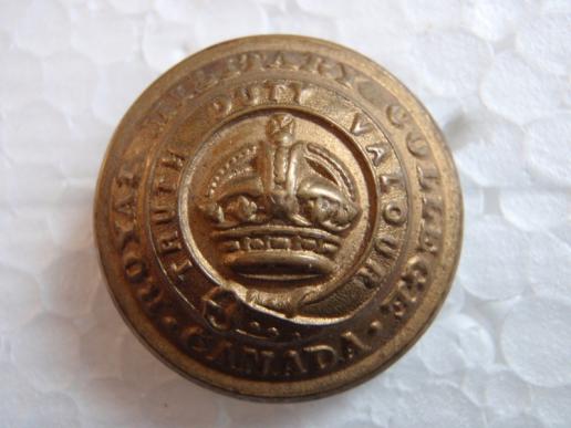 Canadian Royal Military College 1901-25 Button