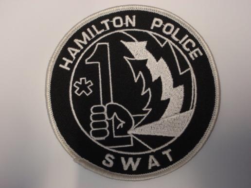 Hamilton Police Swat Team Uniform Patch