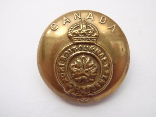 WW1/2 CANADA G.S Button
