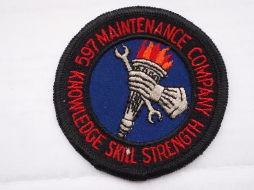 U.S.A.F 597th Maintenance Company Patch