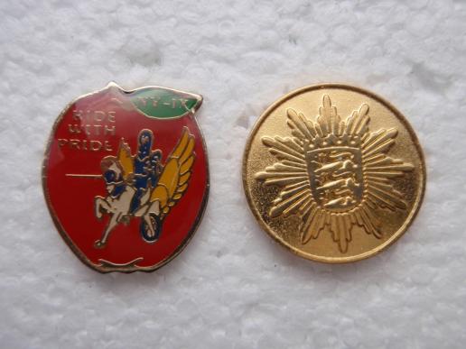 German Police and Blue Knights Tie Pins 