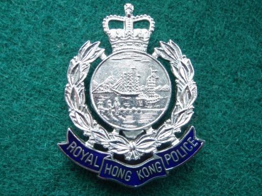 Royal Hong Kong Police Cap Badge