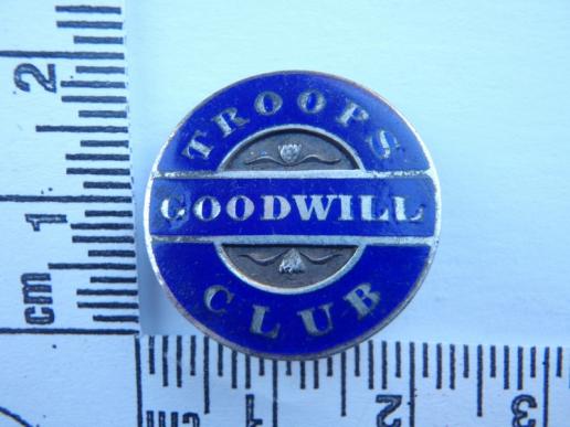 WW2 S.A Troops Goodwill Club Lapel Badge