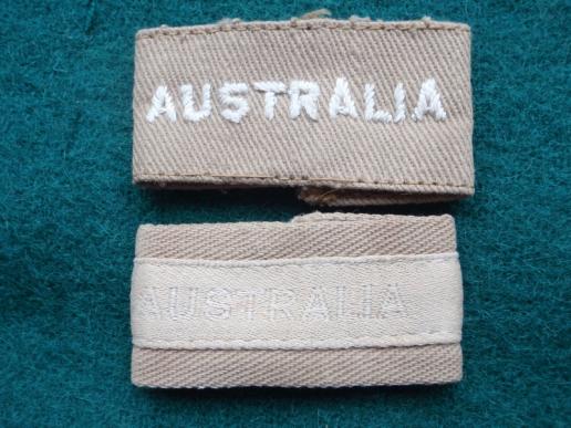 'AUSTRALIA' Cloth Shoulder Slides
