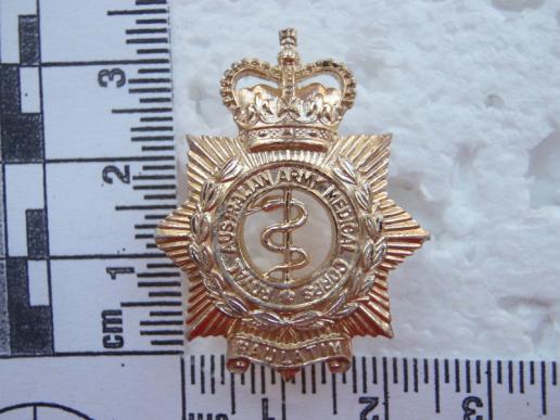 R.A.A.M.C Anodised Collar Badge