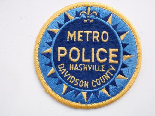 Nashville, Davidson County Police Patch 