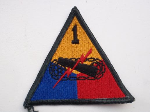 US 1st Armoured Div Patch