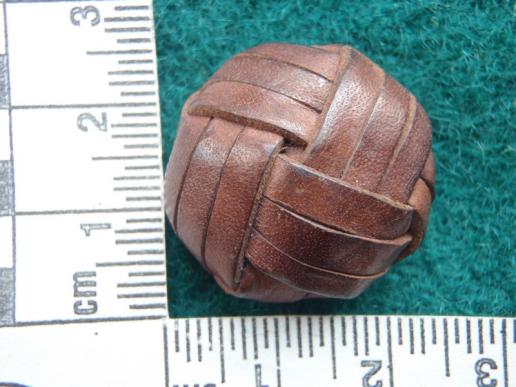 WW1/2 Officers Leather Button