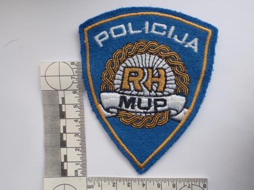 Croatian Police Sleeve Patch