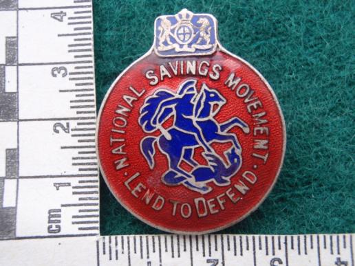 WW2 National Saving Movement Lapel Badge