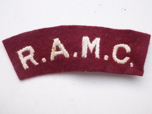 WW2 R.A.M.C Shoulder Title
