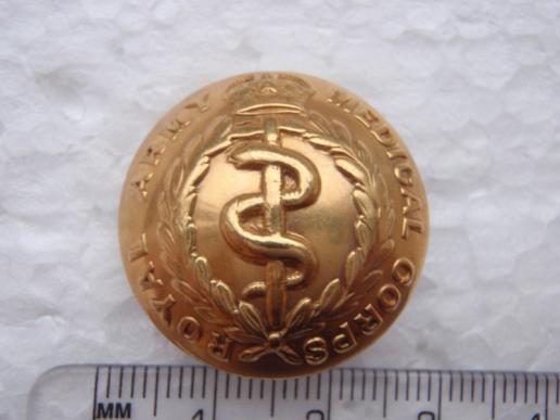 Early Officers R.A.M.C Gilt Button 