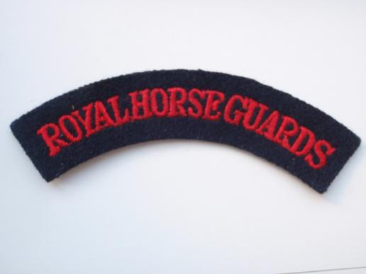ROYAL HORSE GUARDS Cloth Shoulder Title