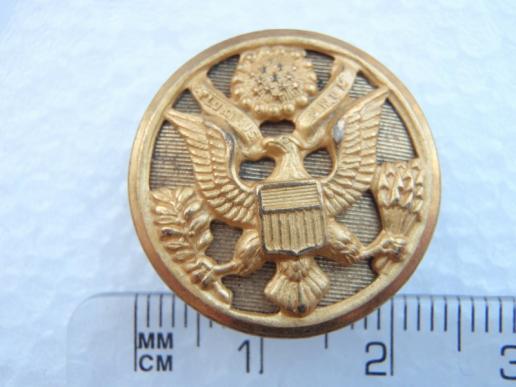 WW2 2 part U.S Army Officers Gilt Button