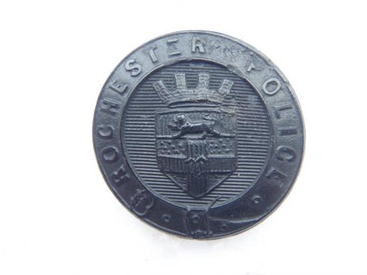 Rochester Police Black Button