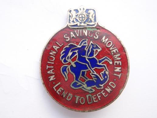 WW2 'Lend to Defend' National Savings Lapel Badge 