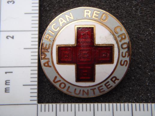 WW2 American Red Cross Volunteer Lapel badge