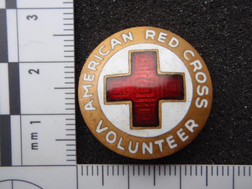 WW2 American Red Cross Volunteer Lapel Badge