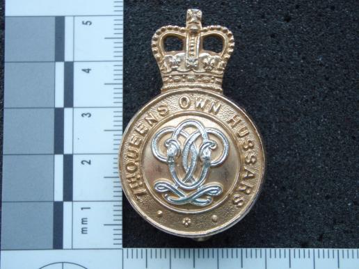 7th Queens Own Hussars Anodised Cap Badge