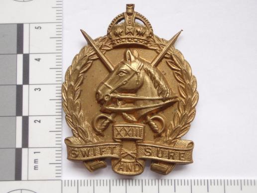 Australian 23rd LHR (Barossa LIght Horse) Hat Badge