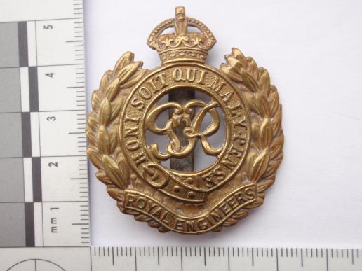 WW2 Royal Engineers OR's Cap Badge