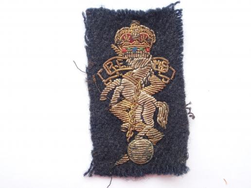 Post 1952 R.E.M.E officers bullion beret badge 