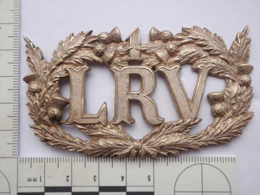 1st Lanark Rifle Volunteers Pouch/Cross Belt Badge 