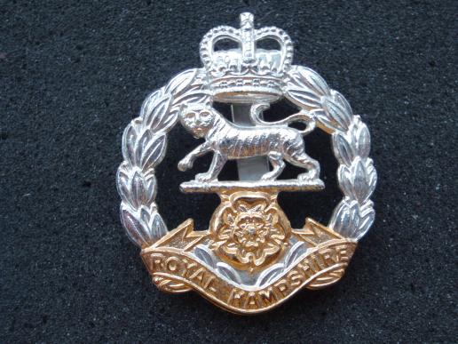 Anodised Royal Hampshire Regt Cap Badge
