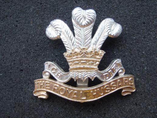 The Royal Hussars Anodised Cap Badge
