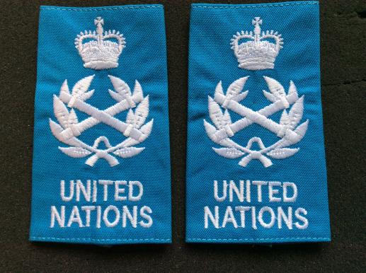 United Nations Generals Rank Shoulder slides 