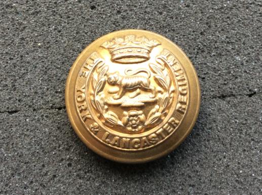 The York & Lancaster Regiment Button 