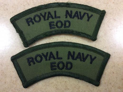 Royal Navy EOD Shoulder Titles 