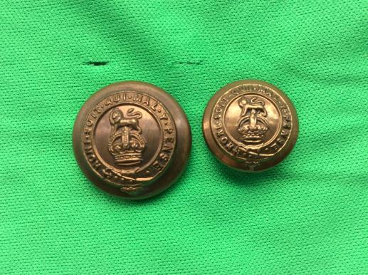 Post 1922 15/19th Hussars Buttons 