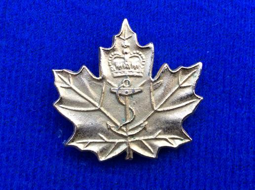 Canadian Naval Officers Collar badge