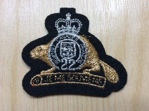 Canadian Royal 22e Regiment Officers Beret badge