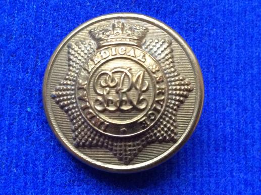 WW1 Indian Medical Service Officers Gilt Button 