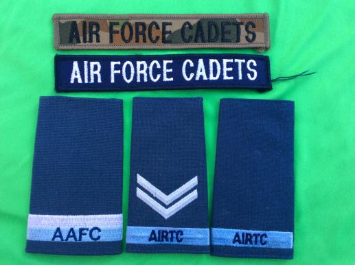 Australian Air Force Cadets Rank slides and titles 