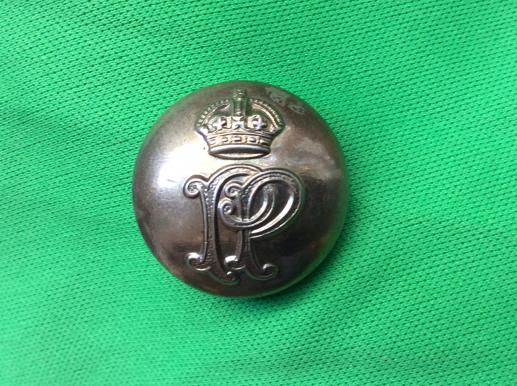 Palestine Police Silver Plated Button 