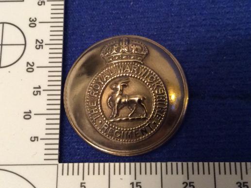 The Royal Warwickshire Regiment Officers Button 